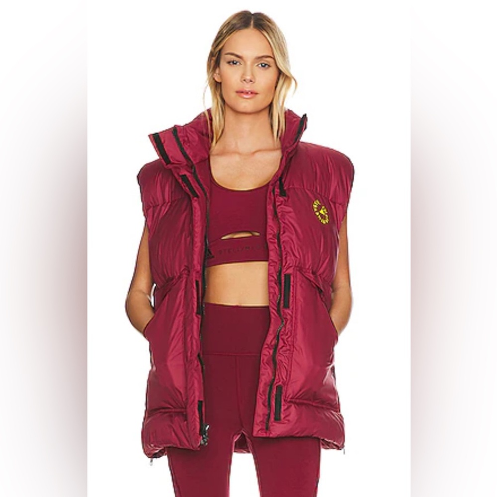 Adidas by Stella McCartney Burgundy Vest